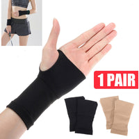 1 Pair Wrist Hand Support Glove Elastic Brace Sleeve Sports Bandage Wrap Joint Pain Relief Hand Gloves, Therapy Gloves