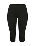 Women's Capri Yoga Pants High Waist Leggings Cropped Pocket Fitness Sports Gym
