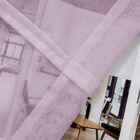 Tie Up Window Curtains, Sheer Window Drapes,Short Curtain Scarf,Cafe Kitchen Curtain Valance,Rod Pocket Curtain Panel