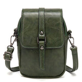 Women Vintage Crossbody Phone Bag, Small Messenger Shoulder Bag Cash Handbag Wallet Purse