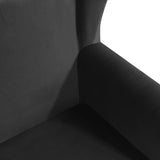 Stretch Armrest Sofa Cover Wing Back Chair Cover Elastic Spandex Armchair Slipcover Protector for Homeliving Room Office