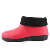 Womens Mens Waterproof Rain Boots Garden Work Slip On Ankle Booties Non Slip House Shoes