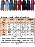 Womens Casual Hooded Sweatshirt Long Sleeve Sweater Hoodies Ladies Jumper Dress