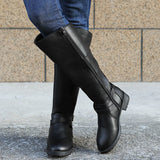 Women's Knee High Riding Boots Winter Casual Shoes Size 5-10
