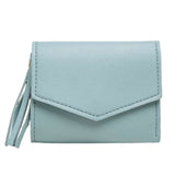 PU Leather Tassels Trifold Wallet Credit Card Holder Money Clutch Purse Handbag