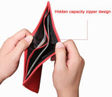 Intelligent Anti-Lost Wallet GPS Locator Purse Cowhide Leather Tracker Bluetooth