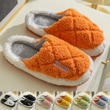 Unisex Indoor Floor Slippers Slides Flat Shoes Mules Round Toe Footwear Slip On