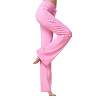 Women Drawstring Comfy Wide Leg Loungewear Pants Casual Loose Flare Bell Bottom Trousers Ladies Full Length Sport Workout Pants