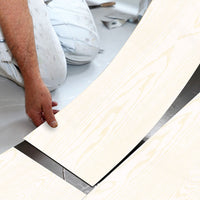 Wooden Wall Floor Planks Floor Tiles- Simple Peel and Stick Application for Kitchen Bathroom Living Room Flooring Materials