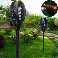 2/4/6Pcs 12LED Flame Solar Torch Light Waterproof Flickering Dancing Garden Lamp