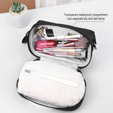 Travel Waterproof Cosmetic Makeup Bag Dry Wet Wash Bag Outdoor Storage Organizer
