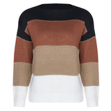 color block sweater