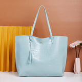 Women PU Leather Designer Shoulder Bag Tote Large Handbag Office Lady Messenger