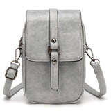 Women Vintage Crossbody Phone Bag, Small Messenger Shoulder Bag Cash Handbag Wallet Purse