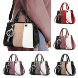 Women Leather Shoulder Crossbody Bag Top Handle Satchel Handbag Crocodile Printed Tote Purse for Mom Girl Girlfriend Gifts