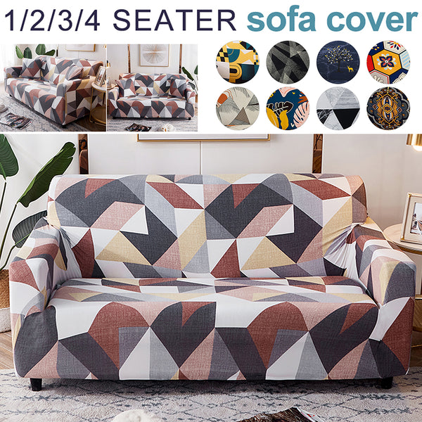 1/2/3/4 Seater Sofa Seat Cushion Covers Stretch Slipcovers Couch Protector Decor