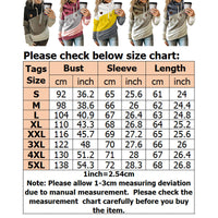 Women Solid Color Splicing Hoodie Long Sleeve Hooded Sweater Blouse Pullover Top