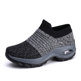 Womens Walking Shoes Air Cushion Breathable Mesh Running Shoes Trainers
