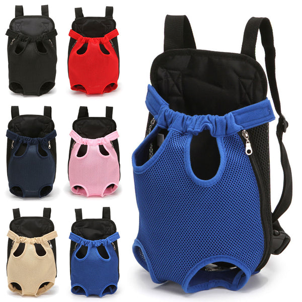 Pet Puppy Dog Mesh Sling Carrying Pack Backpack Carrier Travel Tote Shoulder Bag