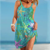 Womens Sexy Summer Sleeveless Short Dress Beach Suspender Dress Holiday Sundress