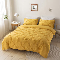 2/3Pcs Twist Flower Duvet Quilt Cover Set Queen King Size Bedding Set+Pillowcase