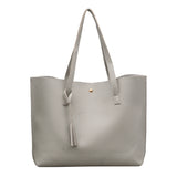 Women PU Leather Handbag Shoulder Bag Office Lady Large Messenger Designer Tote