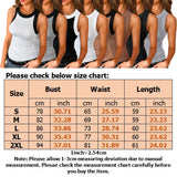 Women's Sleeveless Plain Vest Tank Tops Ladies Cami Summer Basic Blouse T-Shirt