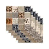 6-60 PACK Peel and Stick Tile Backsplash Self-Adhesive Decorative Waist Line Mosaic Tiles for Kitchen and Bathroom