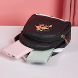 Women Mini Backpack Purse PU Leather Handbag Crossbody Bag Rucksack Shoulder Bag