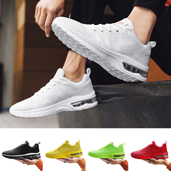 Mens Air Cushion Trainers Sneakers Athletic Outdoor Running Lace Up Casual Shoes