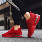 Mens Air Cushion Trainers Sneakers Athletic Outdoor Running Lace Up Casual Shoes