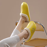 Women's Cozy Casual Slippers Waterproof Indoor Plush House Lightweight Shoes