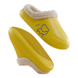 Women's Cozy Casual Slippers Waterproof Indoor Plush House Lightweight Shoes