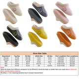 Women's Cozy Casual Slippers Waterproof Indoor Plush House Lightweight Shoes