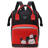 Zipper Pockets Waterproof Large Capacity Insulated Pockets Backpack Diaper Bag