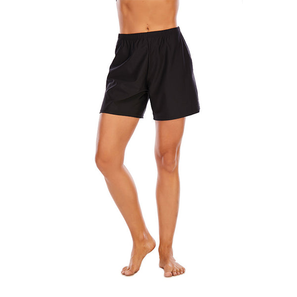 Women Boyshorts Swim Boxer Shorts Bikini Bottoms Boardshorts Swimsuit Swimwear