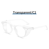 Anti Fog Safety Glasses Round Goggles Blue Light Blocking Glasses For Women Men