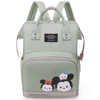Zipper Pockets Waterproof Large Capacity Insulated Pockets Backpack Diaper Bag