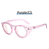 Anti Fog Safety Glasses Round Goggles Blue Light Blocking Glasses For Women Men