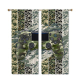 2Pcs Window Thermal Insulated Energy Efficient Thick Solid Room Rod Pocket Drapes Privacy UV Protection Bedroom Blackout Curtain