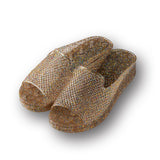 Ferndule Women's Wedge Platform Sandals Summer Slip On Beach Shoes