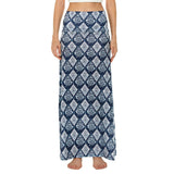 Women Boho Beach Skirt Elastic Waist Long Maxi Skirt Summer Casual Loose Skirts