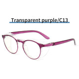 Anti Fog Safety Glasses Round Goggles Blue Light Blocking Glasses For Women Men