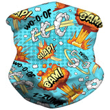 Ice Silk Kids Balaclava Tube Scarf Headband Face Mask Neck Gaiter Wrap Bandana