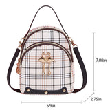 Women Mini Backpack Purse PU Leather Handbag Crossbody Bag Rucksack Shoulder Bag