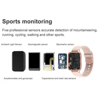 DT93 1.78" Smart Watch Heart Rate Blood Pressure Oxygen Monitor Fitness Tracker