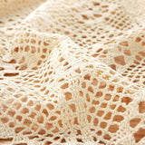 Lace Tassels Table Cloth Cover Rectangle Square Tablecloth Wedding Dining Decor