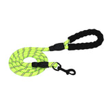 5FT Dog Leash Lead Padded Handle Reflective Nylon Rope Training Walking Harness