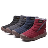 Women Men Winter Ankle Bootie Non-Slip Short Boots Slip On Outdoor Shoes