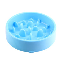 Slow Feeder Dog Bowl Anti Bloat Non Skid Pet Cat Puppy Food Dish Water Feeding